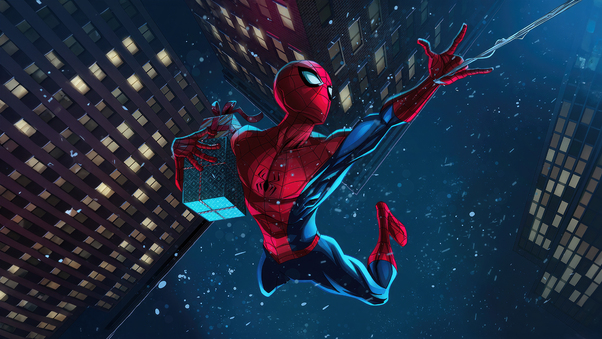 Spider Man Dance Across The Sky Wallpaper