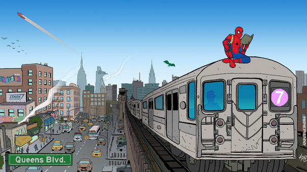Spider Man Day In Queens 4k Wallpaper