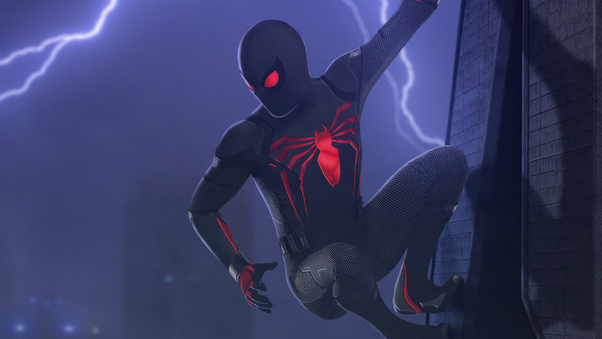 Spider Man Electrifying Web Of Adventure Wallpaper