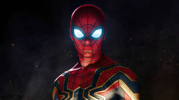 Spider Man Eyes Glowing Wallpaper