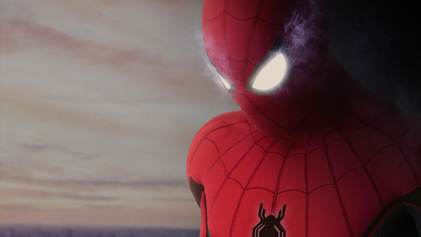 Spider Man Far From Home Glowing Eyes Wallpaper