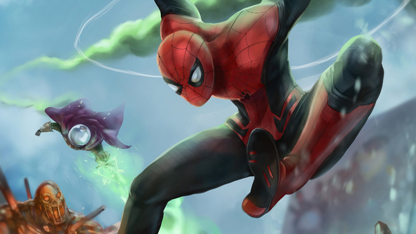 Spider Man Farfrom Home Artwork Wallpaper