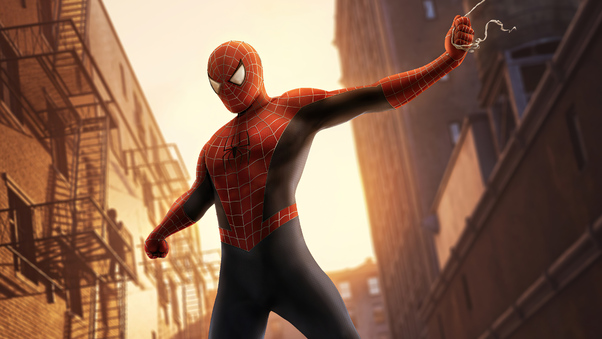 Spider Man First Suit 4k Wallpaper