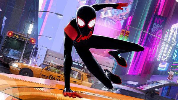 Spider Man Into The Spider Verse Chinese Poster Wallpaper