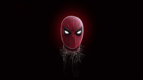 Spider Man Mask Minimalism 5k Wallpaper