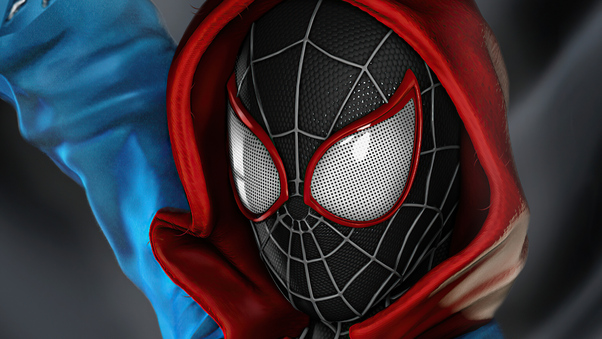 Spider Man Miles Morales Costume 4k Wallpaper
