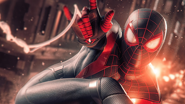 Spider Man Miles Morales Digital Art 4k Wallpaper