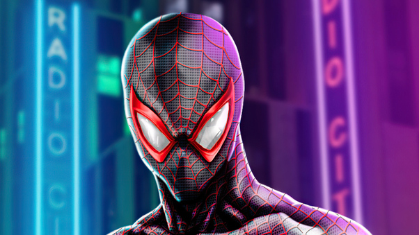 Spider Man Miles Morales In PS5 4k Wallpaper