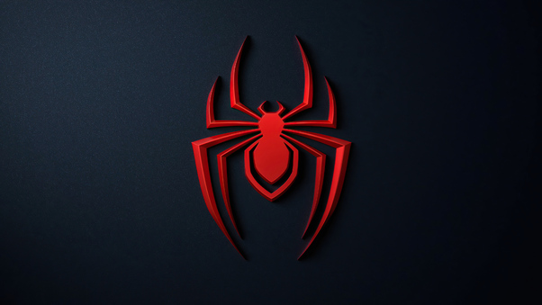 Spider Man Miles Morales Logo 4k Wallpaper