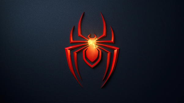 Spider Man Miles Morales Ps5 Game Logo 4k Wallpaper