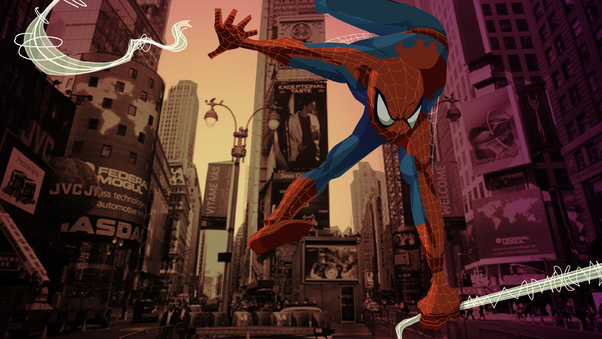 Spider Man New York Wallpaper