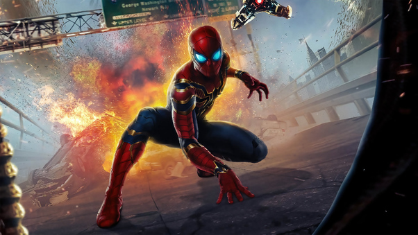 Spider Man No Way Home Poster Design 4k Wallpaper