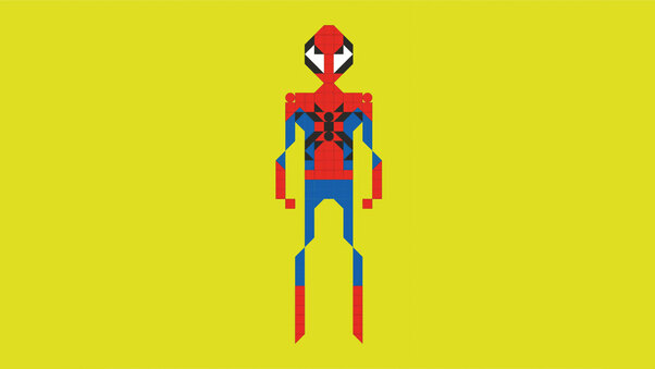 Spider Man Pixel Art 5k Wallpaper