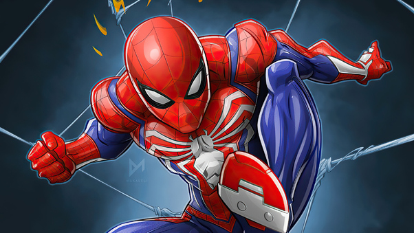 Spider Man Ps4 Artwork Wallpaper