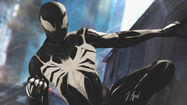 Spider Man PS4 Symbiote Wallpaper