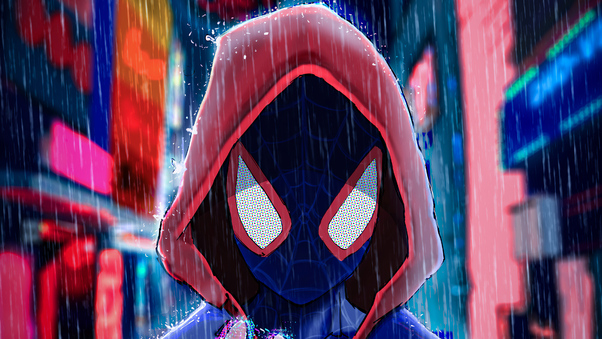 Spider Man Red Hoodie Wallpaper