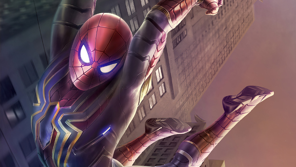 Spider Man Stark Tower Wallpaper
