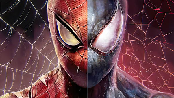 Spider Man Two Face Wallpaper