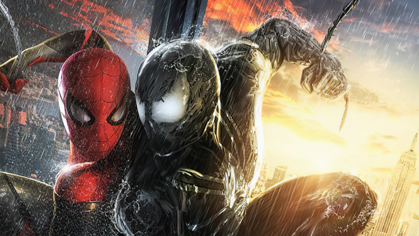 Spider Man V Venom Wallpaper