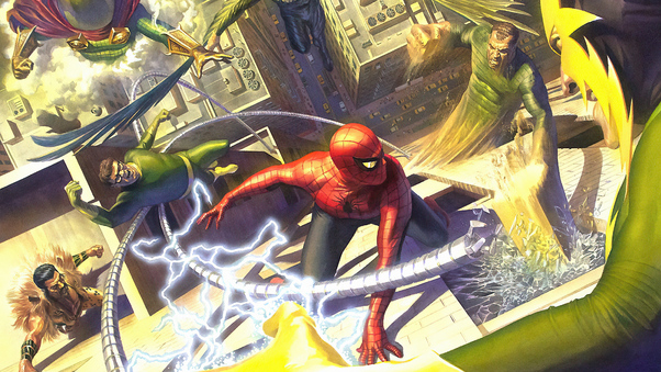 Spider Man Vs Sinister Six 4k Wallpaper