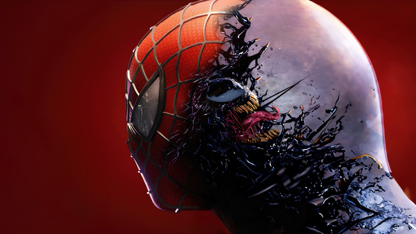 Spider Man Vs Venom In Marvels Spider Man 2 Wallpaper