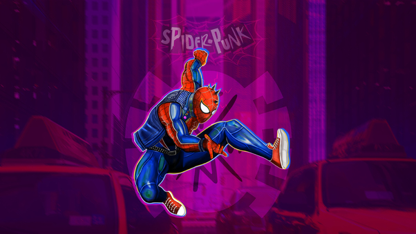 Spider Punk 5k Wallpaper
