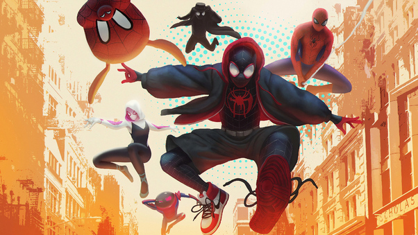 Spider Verse Heroes4k Wallpaper