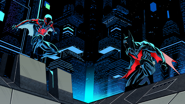 Spiderman 2099 And Batman Wallpaper