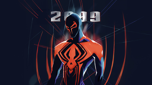 Spiderman 2099 Art 4k Wallpaper