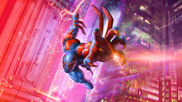 Spiderman 2099 High Tech Hero Wallpaper