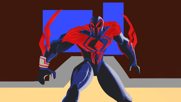 Spiderman 2099 Inferno Knight Wallpaper