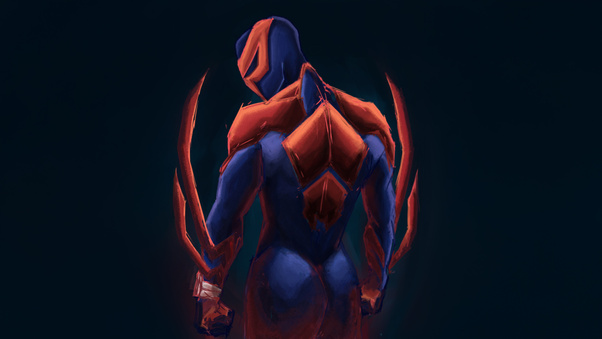 Spiderman 2099 Strength In Every Strike Wallpaper