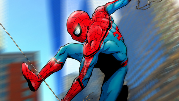 Spiderman 4k Artworks Wallpaper