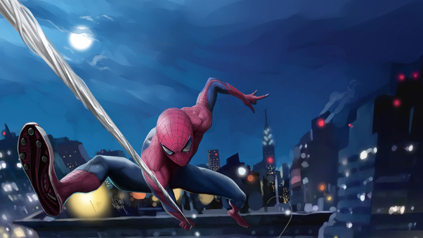 Spiderman 4k Digital Art Wallpaper
