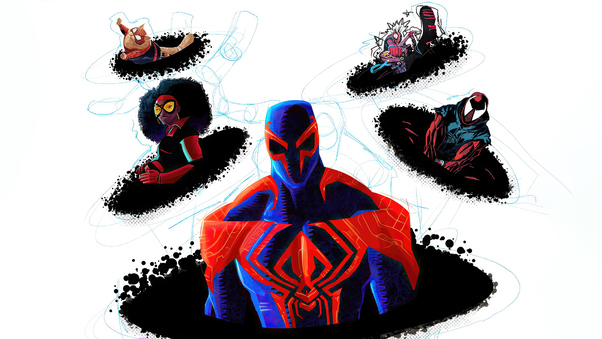 Spiderman Across The Spider Verse X Spot Wallpaper
