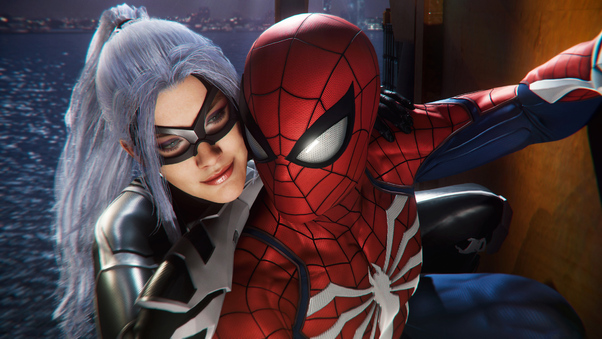 Spiderman And Felicia Hardy In Spiderman Ps4 Wallpaper