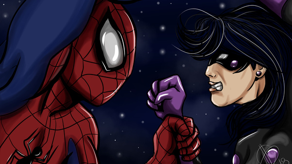 Spiderman And Ladybug 10k Wallpaper