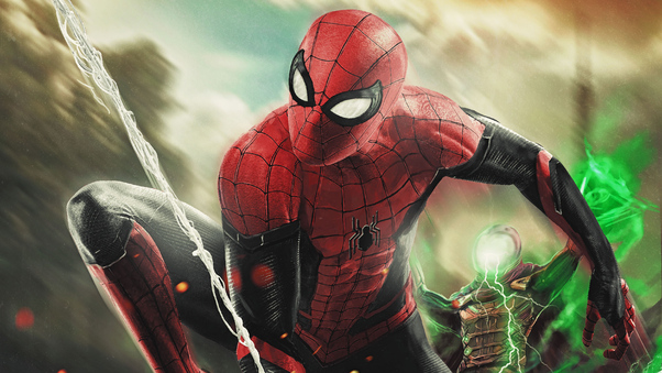 Spiderman And Mysterio 4k Wallpaper