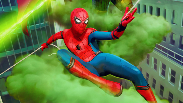 Spiderman And Mysterio Wallpaper