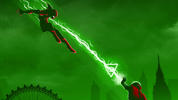 Spiderman And Mysterio Fight Wallpaper