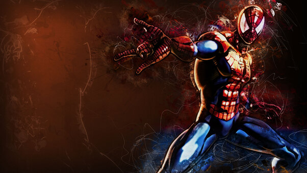 Spiderman Art 4k Wallpaper