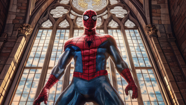 Spiderman At Tower Wallpaper