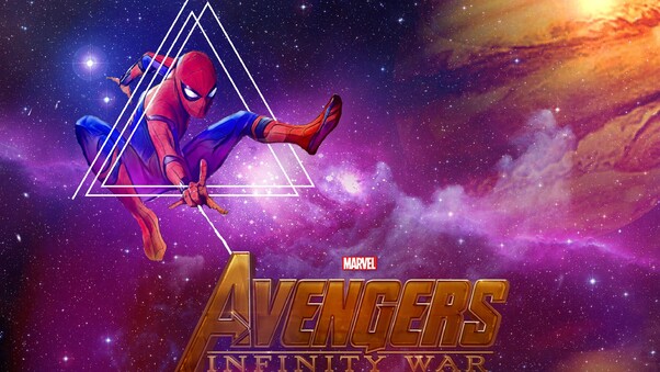 Spiderman Avengers Infinity War Artwork Wallpaper