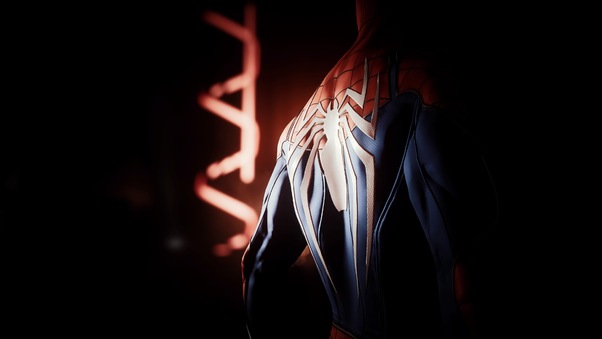 Spiderman Back Spider Logo 4k Wallpaper