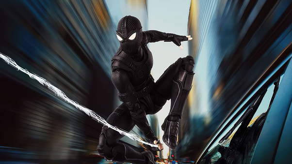Spiderman Black Suit 2020 Wallpaper