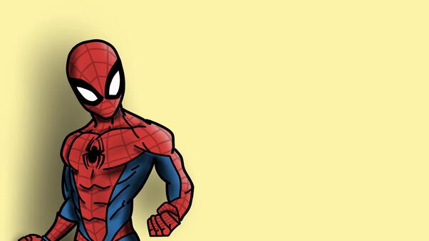 Spiderman Cartoonic Art Wallpaper