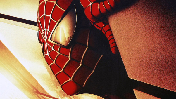 Spiderman Closeup Arts Wallpaper