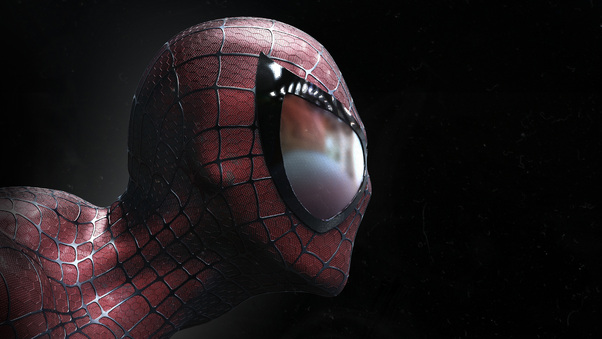 Spiderman Closeup Artwork Wallpaper