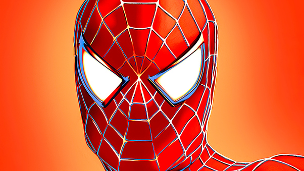 Spiderman Closeup Face Wallpaper