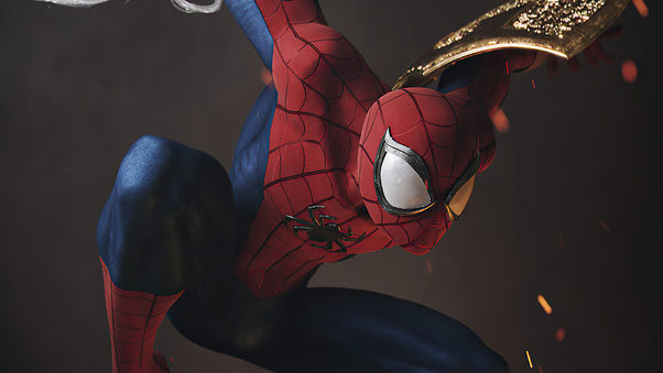 Spiderman Digital 3d Wallpaper